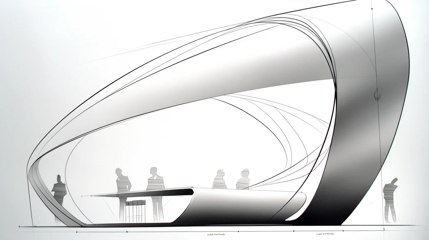Exhibition sketches gallery image 17